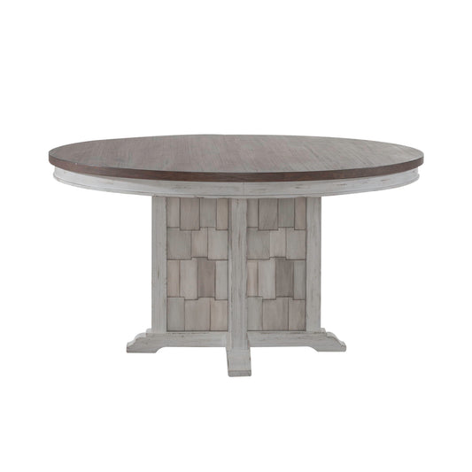 River Place - Pedestal Table - White
