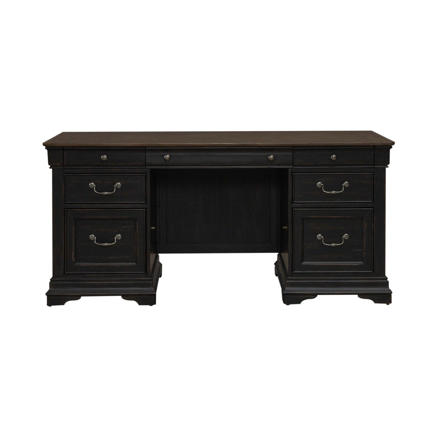 Meritage - Jr Executive Desk - Black