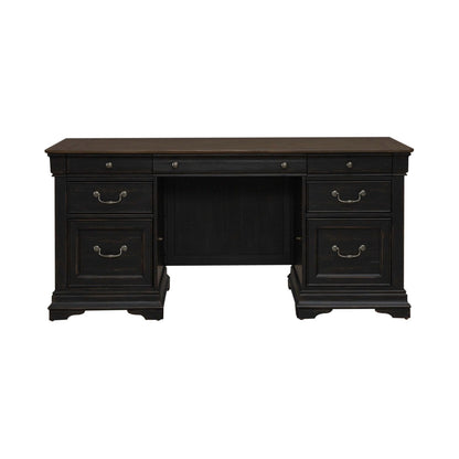 Meritage - Jr Executive Desk - Black