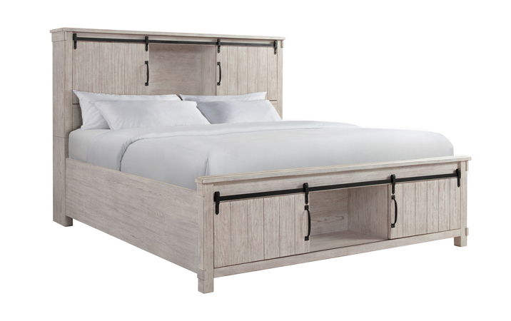 KING STORAGE BED SCOTTWHITE