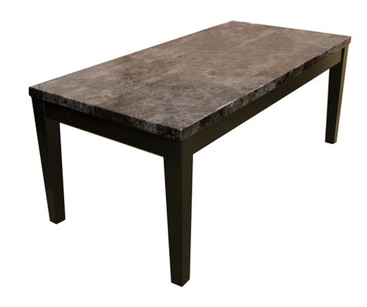 COCKTAIL TABLE FAUXMARBLE BLACK