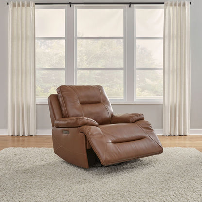 Cameron - Swivel Glider Recliner P3 - Saddle