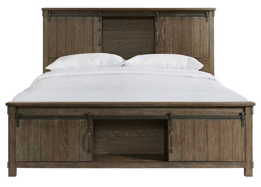 QUEEN STORAGE BED SCOTTCHOCOLATE