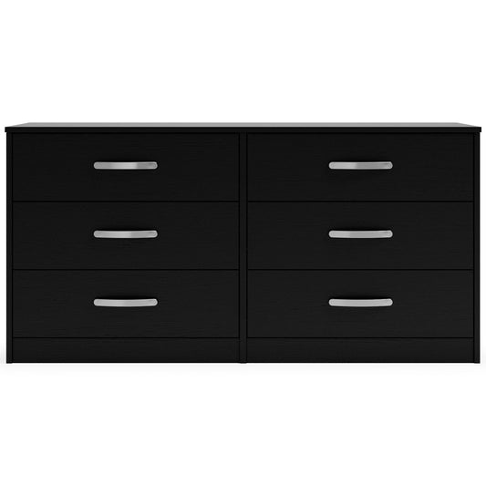 Finch - Six Drawer Dresser - 29'' Height - Black