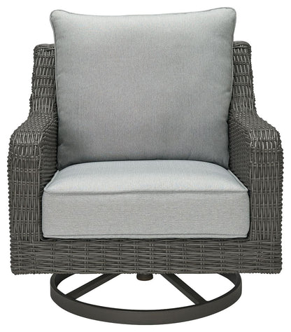 Elite Park - Swivel Lounge w/ Cushion - Gray