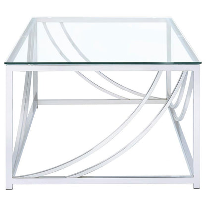 Lille - Glass Top Entryway Sofa Console Table Accents