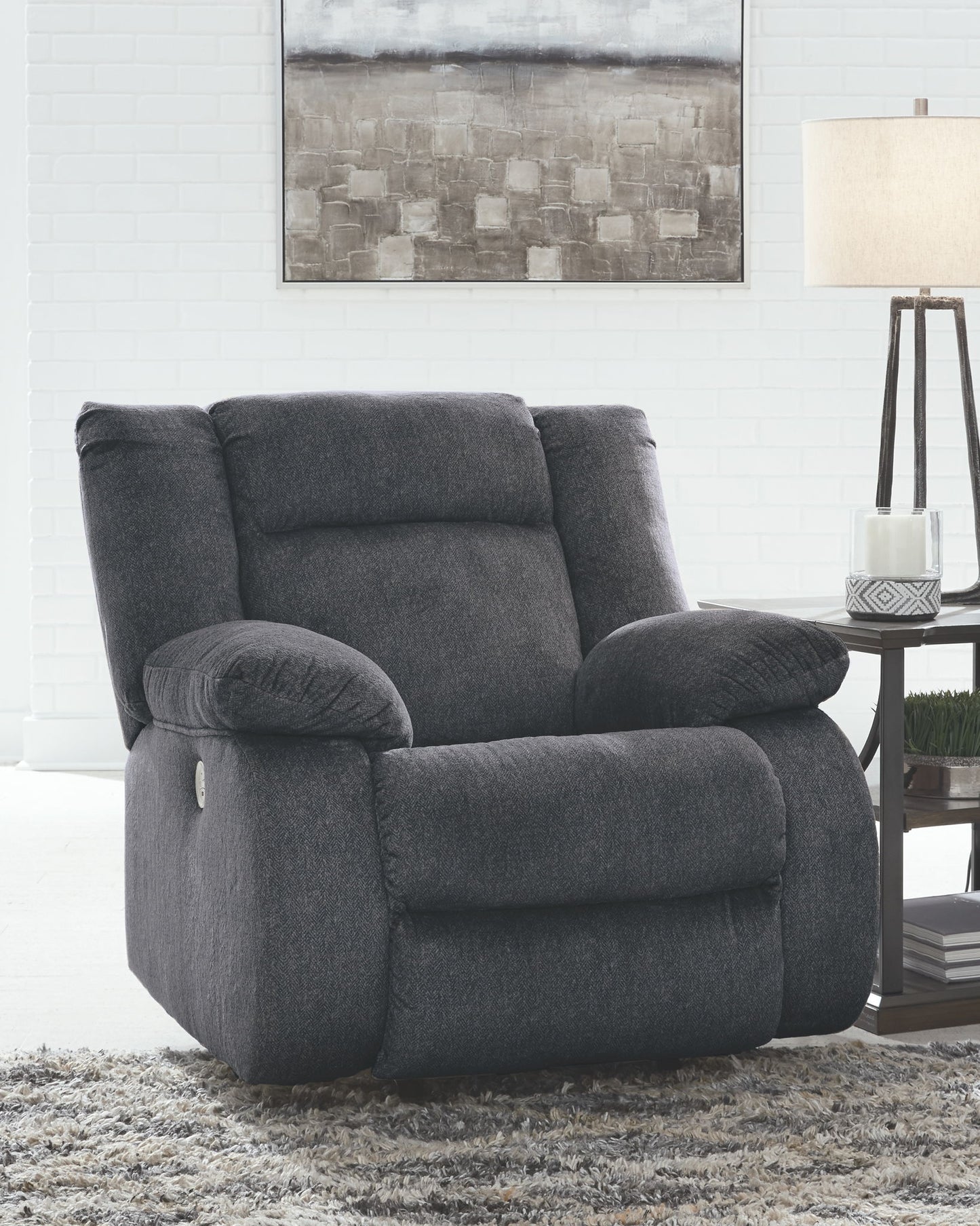 Burkner - Power Rocker Recliner - Marine