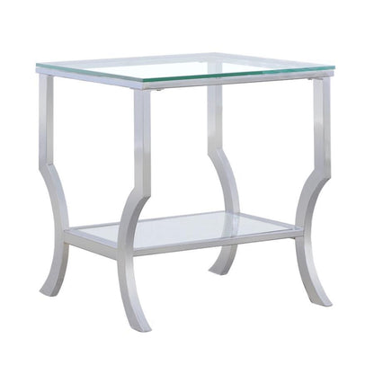 Saide - Rectangular Glass Top Table