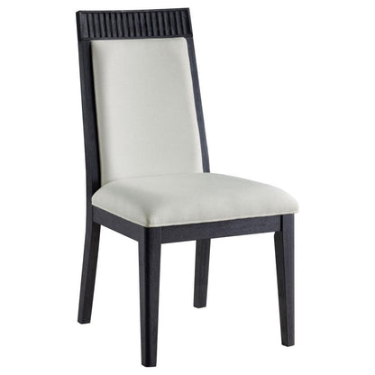 Brookmead - Dining Side Chair (Set of 2) - Ivory / Black