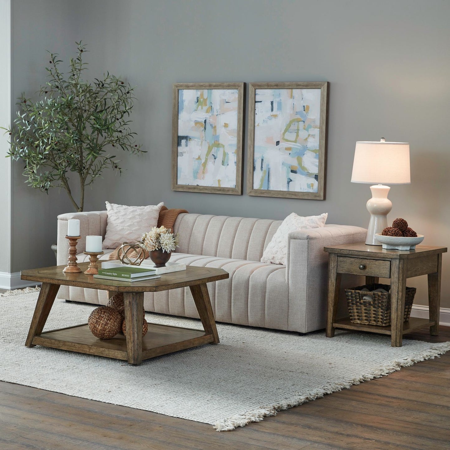 Carolina Park - 3 Piece Set - Amber Brown