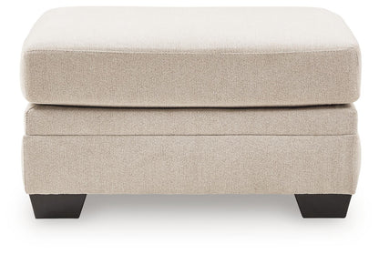 Mandi Point - Oversized Accent Ottoman - Marble
