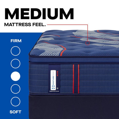 Posturepedic Elite - Brenham II Euro Pillow Top Medium Mattress