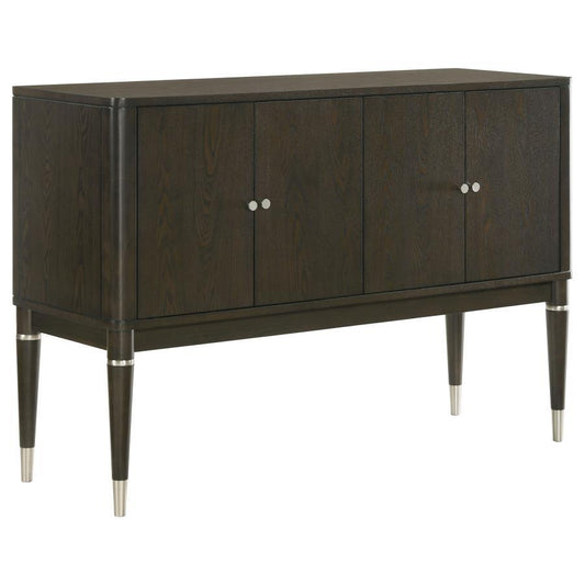 Reseda - 4-Door Dining Sideboard Server With Shelves - Ash Brown