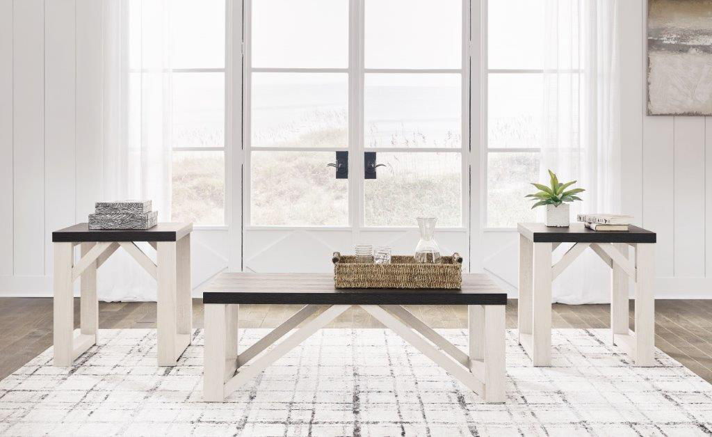 COCKTAIL TABLE W/2 ENDTABLES DANVILLE
