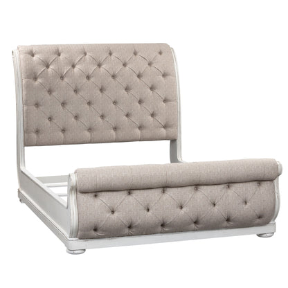 Magnolia Manor - Upholstered Sleigh Bed