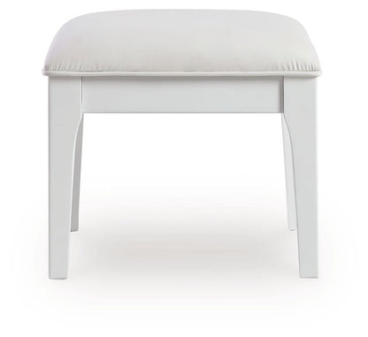 Chalanna - Vanity Stool - White