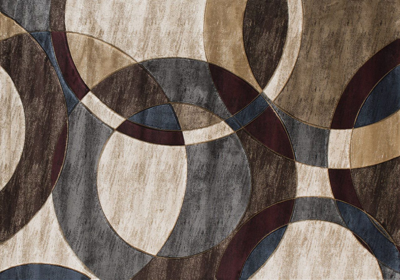 RUG BEIGE/DARK BROWNORELSI COLLECTION