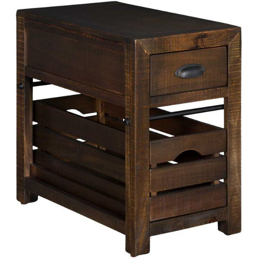 CHAIR SIDE TABLEHOMESTEAD BROWN