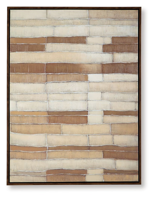 Kalanmore - Wall Art - Brown / Tan / White