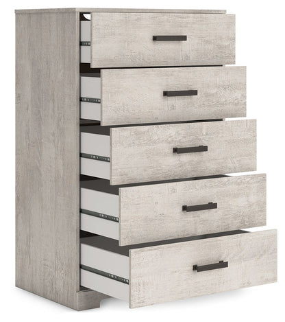 Shawburn - Five Drawer Chest - Gray
