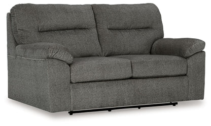 Bindura - Glider Loveseat - Mineral