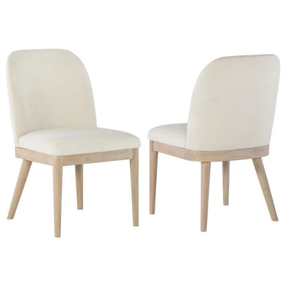 Solano - Upholstered Dining Side Chair (Set of 2) - Beige