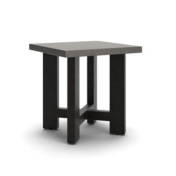 Salina Bay - Square End Table - Black / Gray