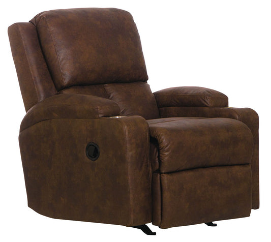 ROCKER RECLINER W/2 CUPHOLDERS KYLE WALNUT