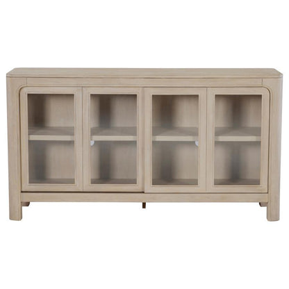 Solano - Sliding Door Dining Sideboard Server - Weathered Mango