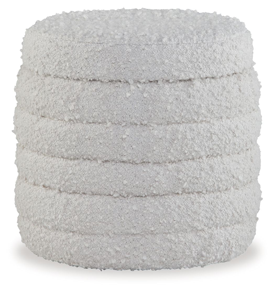 Duntler - Storage Ottoman - Ivory