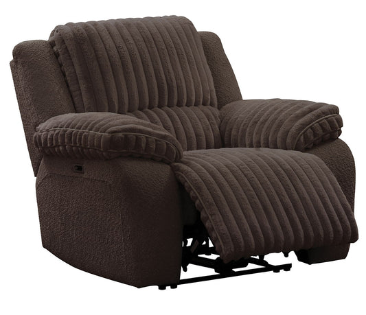 PWR RECLINER W/PWR SEAT& USB MONDO CHOCOLATE