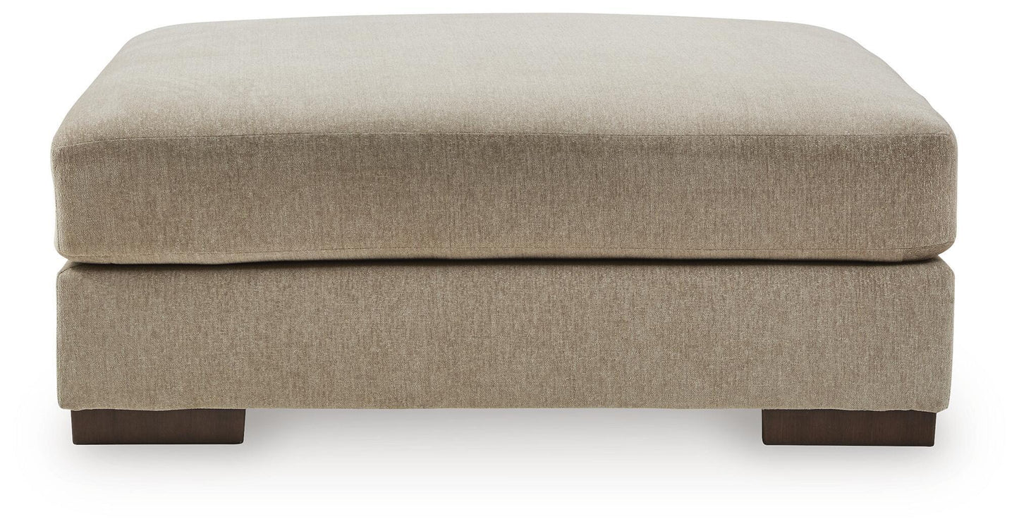 Linenhause - Oversized Accent Ottoman - Dune