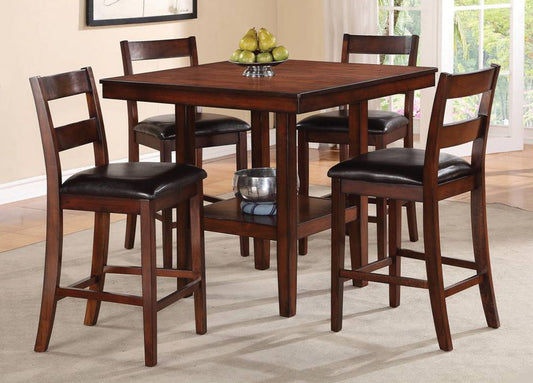 5PC PUB TABLE W/4 CHAIRSPENDLETON BROWN