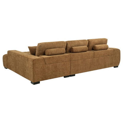 Octavia - Fabric Upholstered Sectional Chaise Sofa