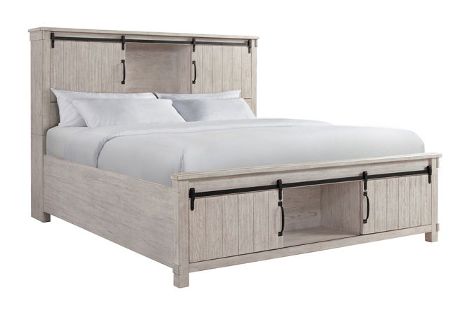 QUEEN STORAGE BED SCOTTWHITE