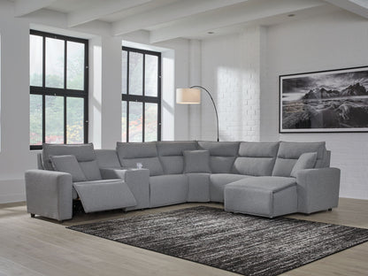 ModMax II - Salt And Pepper - Reclining Sectional