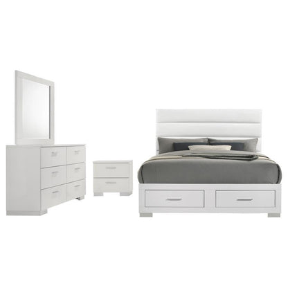 Felicity - Storage Bedroom Set - White