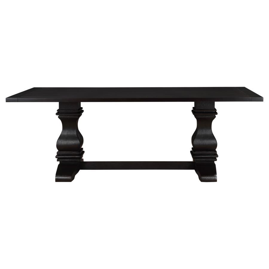 Parkins - Rectangular Dining Table - Rustic Espresso