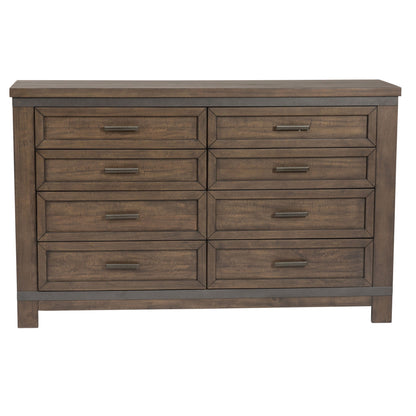 Thornwood Hills - 8 Drawer Dresser - Rock Beaten Brown