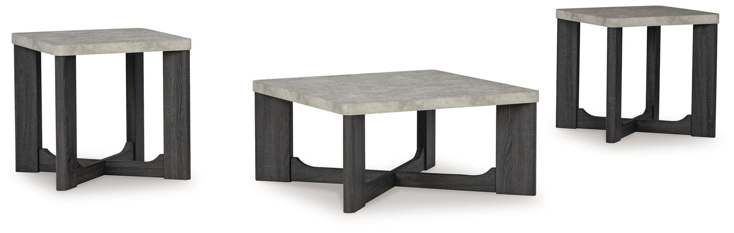 Sharstorm - Occasional Table Set (Set of 3) - Two-tone Gray