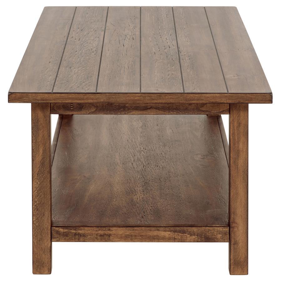 Payne - Wood Coffee Table with Shelf