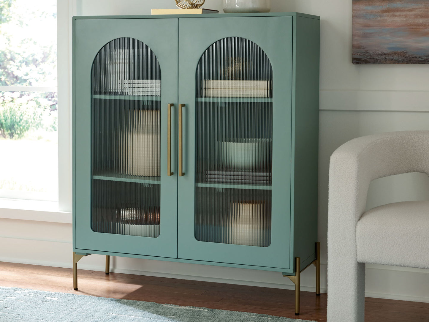 Adwen - Accent Cabinet - Light Green