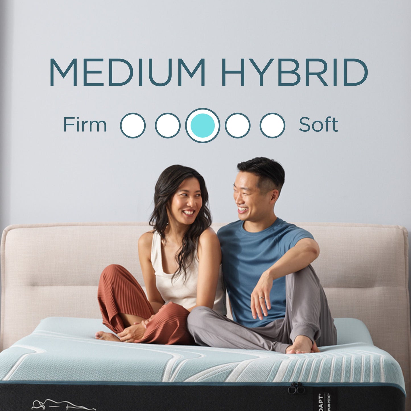 Tempur-Adapt - LuxeAdapt Medium Hybrid Mattress