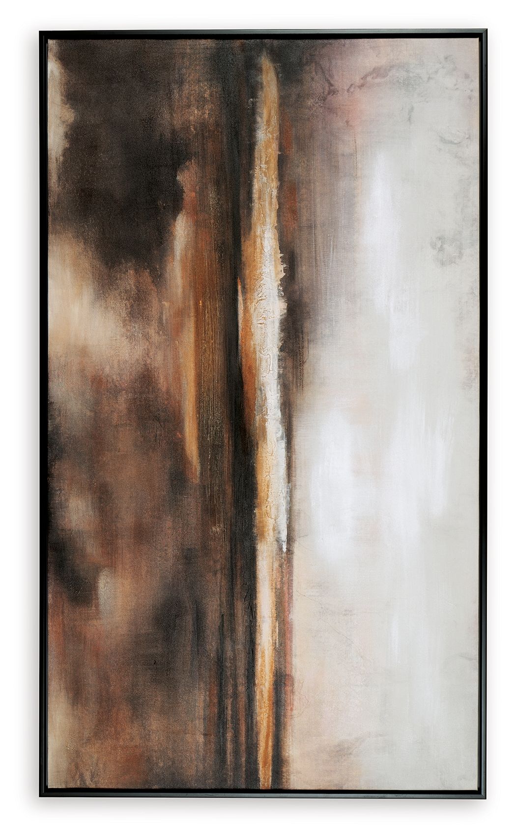 Drewland - Wall Art - Black / Brown / Orange