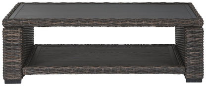 Grasson Lane - Rectangular Cocktail Table - Brown