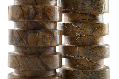 Emsleyfield - Candle Holder Set (Set of 2) - Tan