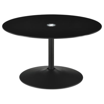 Ganso - Round Glass Top Coffee And End Table Set