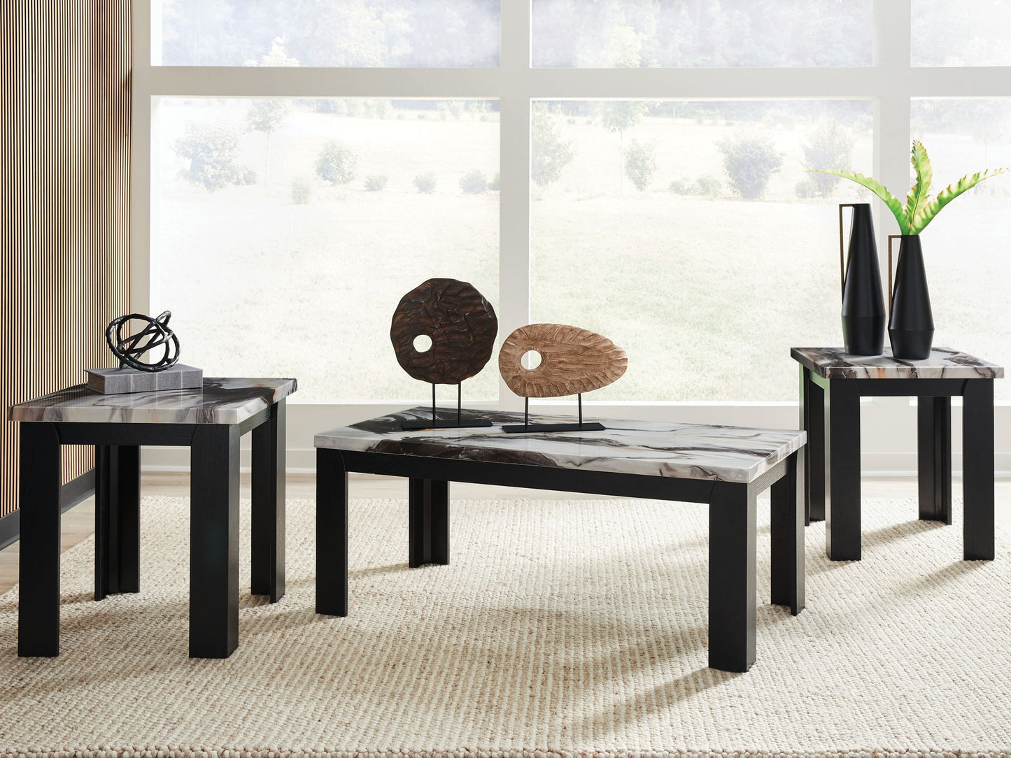 Jazmore - Occasional Table Set (Set of 3) - Dark Brown