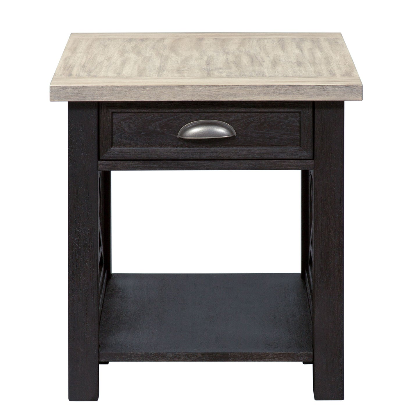 Heatherbrook - 3 Piece Table Set (1 Lift Top Cocktail 2 End Tables) - Charcoal & Ash