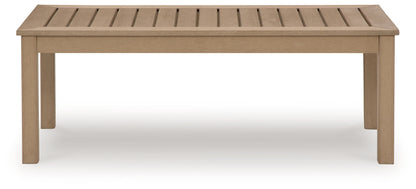 Hallow Creek - Rectangular Cocktail Table - Driftwood